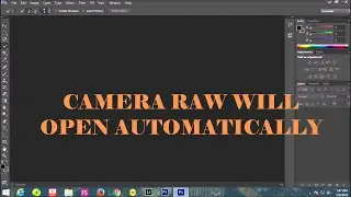 how to open camera raw filter in Photoshop CS6