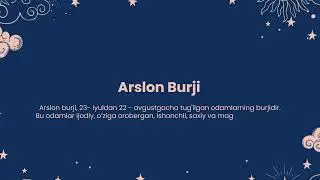 Arslon burji egalarining harakterlari qanday?