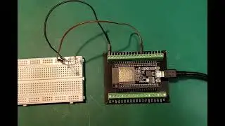 Getting Started With ESP32 Blinking Led Mockup