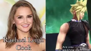 Rachael Leigh Cook Voicing Tifa Dissidia