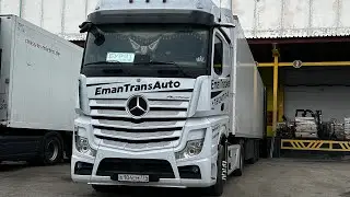 Рейс: Салават - Кашира. Проклеил палетник. Началась зима и снова аварии на дороге.