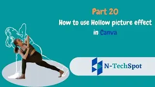 How to use hollow picture effect in Canva - most needed tutorial