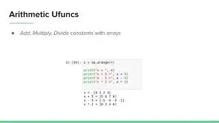 49. NumPy Array Computations