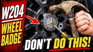 EASY Wheel Badge Emblem Replacement - Mercedes