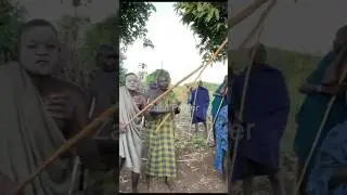 Surma tribe dance and I sing along 
