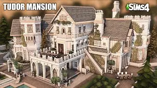 Sims 4 TUDOR MANSION fit for a king or queen 👑 [No CC] - Speed Build | Kate Emerald