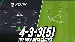 ENDGAME OP Tiki Taka Tactics! Best 433(5) Custom Tactics EA FC 24