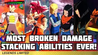 Most Broken Damage Stacking Abilities In Dragon Ball Legends