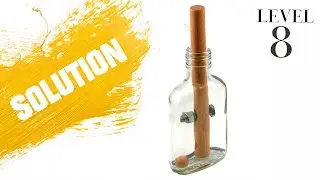 Glass Bottle Puzzle from Puzzle Master - Solution