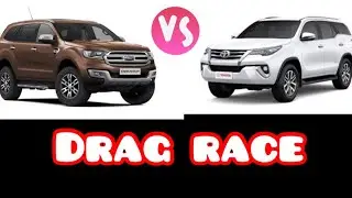 FORTUNER 🔥vs🔥 Ford Endever drag race