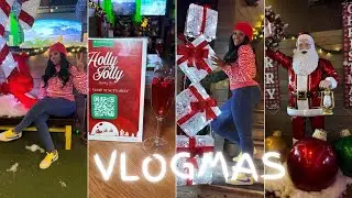 VLOGMAS + HOLLY JOLLY CHRISTMAS BAR + + DECORATE THE CHRISTMAS TREE WITH ME 🎄+ MORE