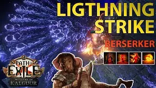 [3.25] Lightning Strike Build | Berserker | Settlers of Kalguur | Path of Exile 3.25