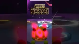 Making Neon ornate horned frog in adopt me #roblox #adoptme #shorts  #adoptmeneonpets #youtubeshorts