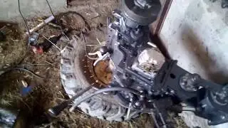 поломка корпуса коробки мототрактора