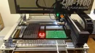 QM1100 Automatic Pick and Place Machine with Vision system