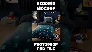 Bedding Mockup - Photoshop File