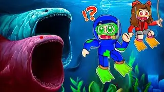 Swallowed by SEA MONSTERS in Roblox!