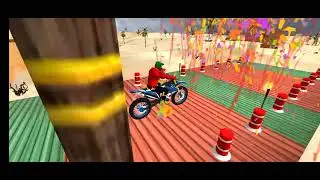 Mega Ramp Bike Stunt Racing 3D - Random Map Mod - Android GamePlay #4