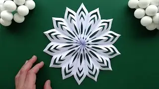 How to make an easy paper star for christmas. ⭐