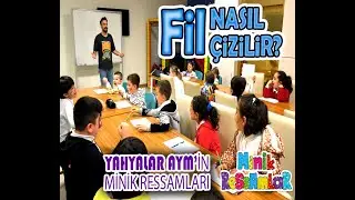 Fil ve Fil Yavrusu Çizimi