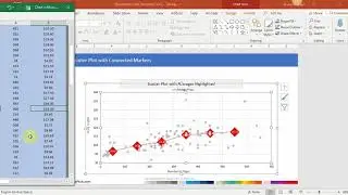 Chart 110 | Scatter Plot with Connected Markers