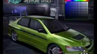 Mitsubishi Evo 2 fast 2 furious