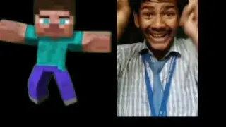 herobrine in survival in the new world in Minecraft