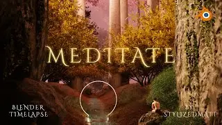 MEDITATE - A Blender Concept Art Timelapse