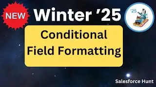 📊 Winter '25 Salesforce Update: Conditional Field Formatting Unlocked | @SalesforceHunt | #winter25