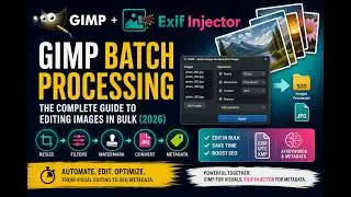 Stop Editing Images One by One — GIMP Batch Mode