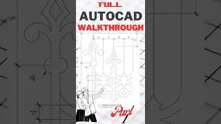 AutoCAD Walkthrough Paper Space Title Block Drawing Part 1