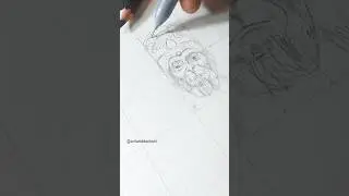 Lord Hanuman Pencil Sketch Drawing