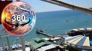 Колесо обозрения VR 360 Крым Коктебель на закате