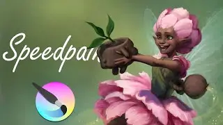 Flower Fairy - Krita speedpaint