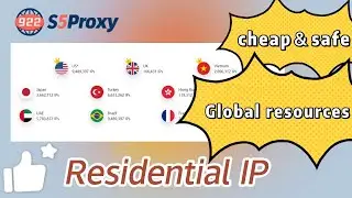 【Residential IP2023】Cheap and fast residential IP proxy, one-time access to global resources!
