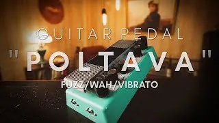 Poltava Rare Soviet Vintage Fuzz Wah Tremolo Guitar Effects Pedal USSR Face Rat