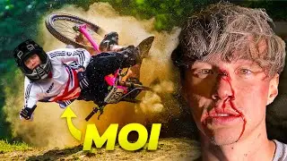 J’ai Tenté une Compétition de VTT de DESCENTE Sans Expérience (spoiler : ça finit à l’hôpital…)