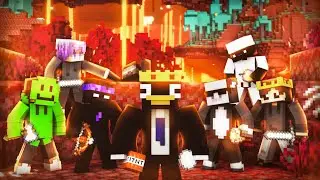 SPEEDRUNER vs 150 ŁOWCÓW (minecraft manhunt)