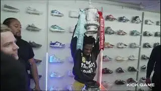 IShowSpeed wins the FA Cup and break it after 😂