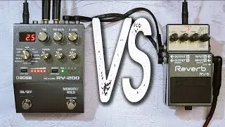 BOSS RV-6 Reverb VS BOSS RV-200 // Comparison [NO TALK / ONLY TONES]