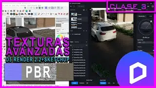 D5 RENDER 2.2 + SKETCHUP EDITAR TEXTURAS PBR 🔥 RENDER REALISTA