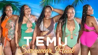 Temu Swimsuit Haul| Plus Size Fupa Friendly Swimwuits| Temu Swimwear Review