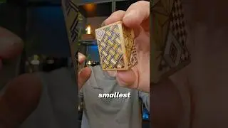 Is this the world's smallest puzzle box?!!! #puzzle #puzzles #brainteaser #amazing