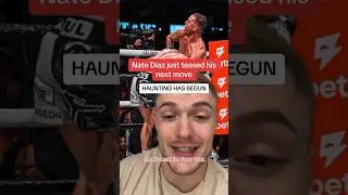 i don’t know if he ever goes back to the UFC 