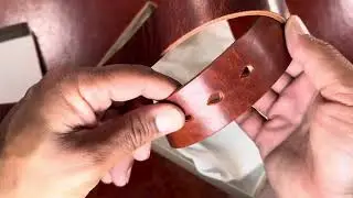 Welted Ware / Belted Ware takes on the Ashland Leather English Tan Dublin (irregular) Belt