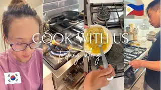 My Filipino husband cooks for me! | Tortang Talong