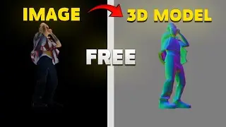 Convert any 2d images into 3d model using AI [ FREE ]