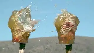 What being shot by a 50 BMG will do to You AND Your Friend in Slow-Mo