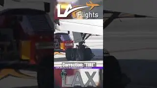 Breaking News: United 35 lands at LAX after tire falls off! 