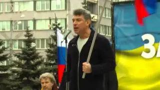 15.03.2014 БОРИС НЕМЦОВ НА МАРШЕ МИРА